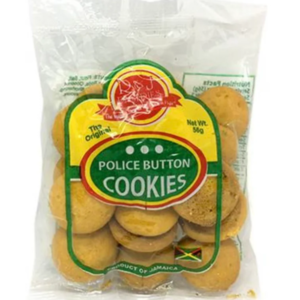 Police Button Cookies
